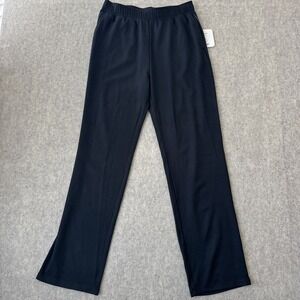 ebb & flow Everyday Lounge Pants Womens S Black Straight Relaxed Athleisure NWT
